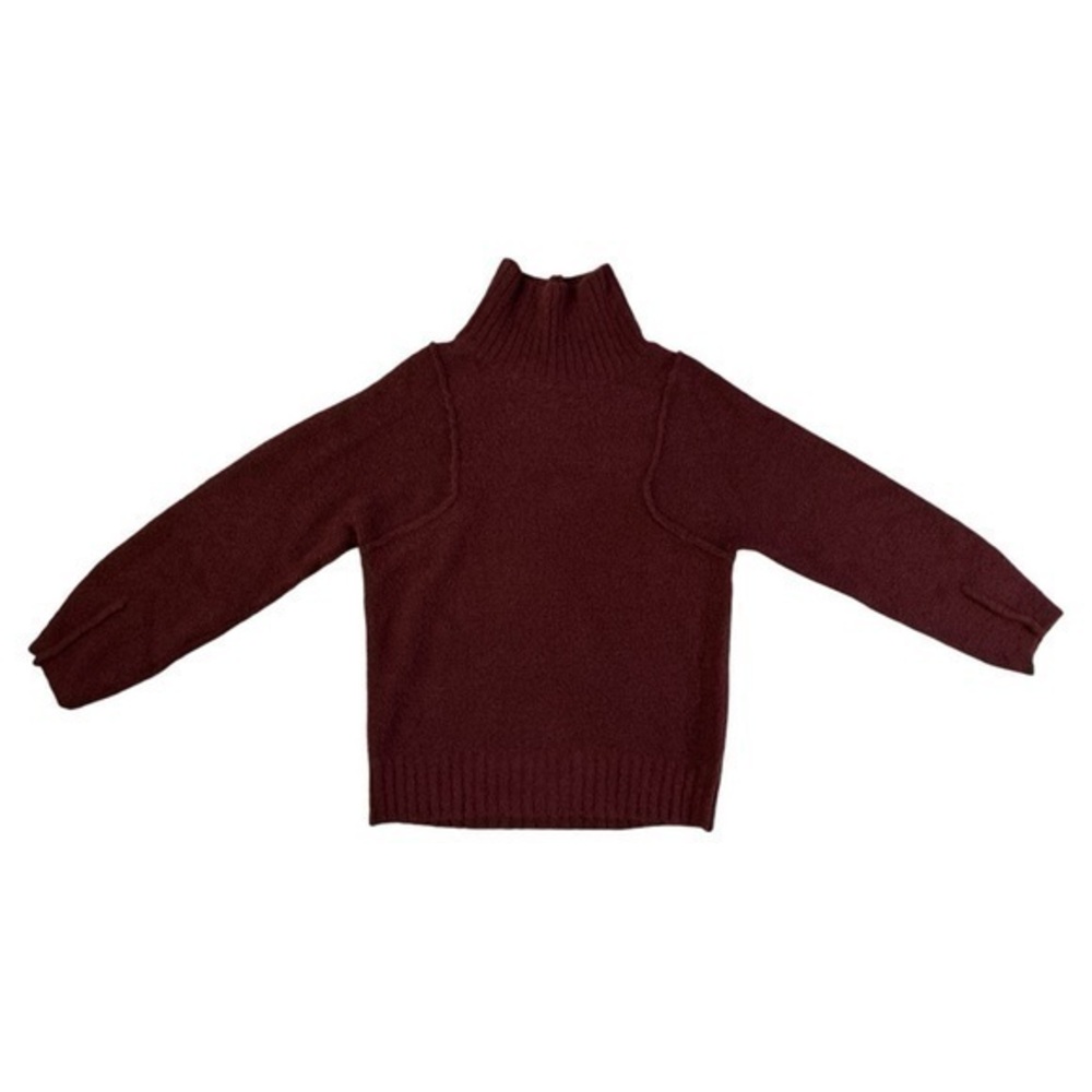 Universal Thread size small, maroon sweater, incredibly soft, fold over neck